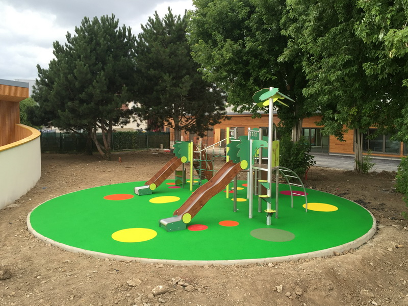 Site Equip Aire De Jeux Plein Air Marne La Vallee Sol Amortissant 35