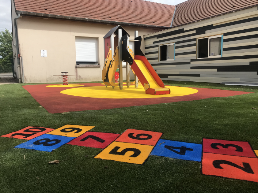 Site Equip Aire De Jeux Plein Air Marne La Vallee Sol Amortissant 45